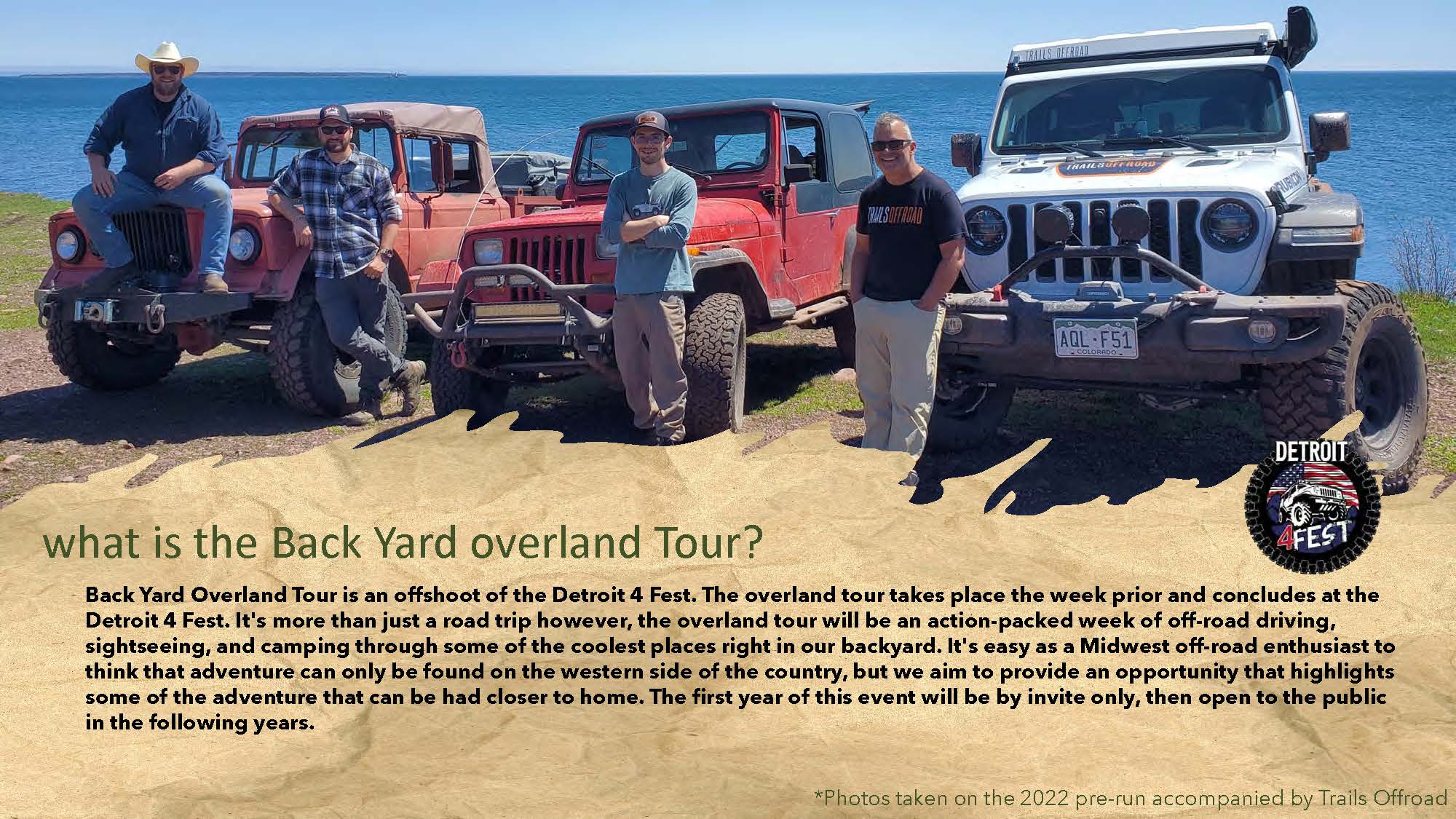 Back Yard Overland Tour